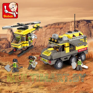 Конструктор Sluban M38-B0137 Внедорожные гонки (360 деталей) картинка 5